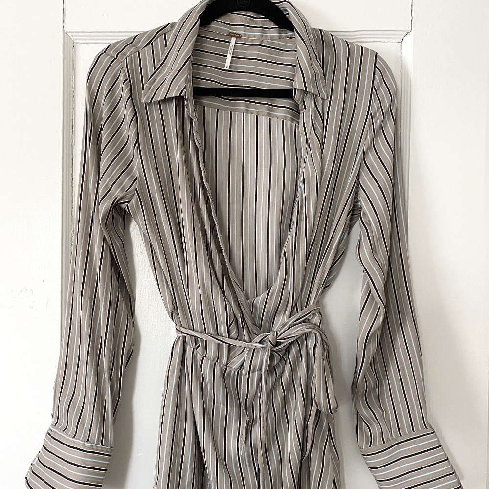 Free People Wrap Shirt